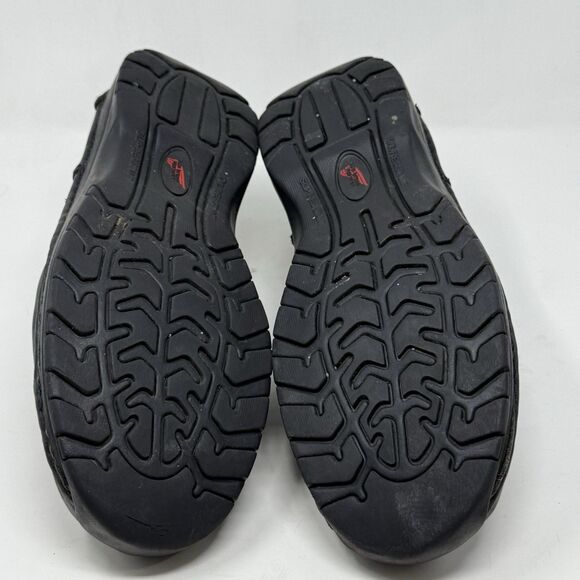 Red Wing 6703 Work Shoes Mens 13 D Black Leather Aluminum Safety Toe Oxfords